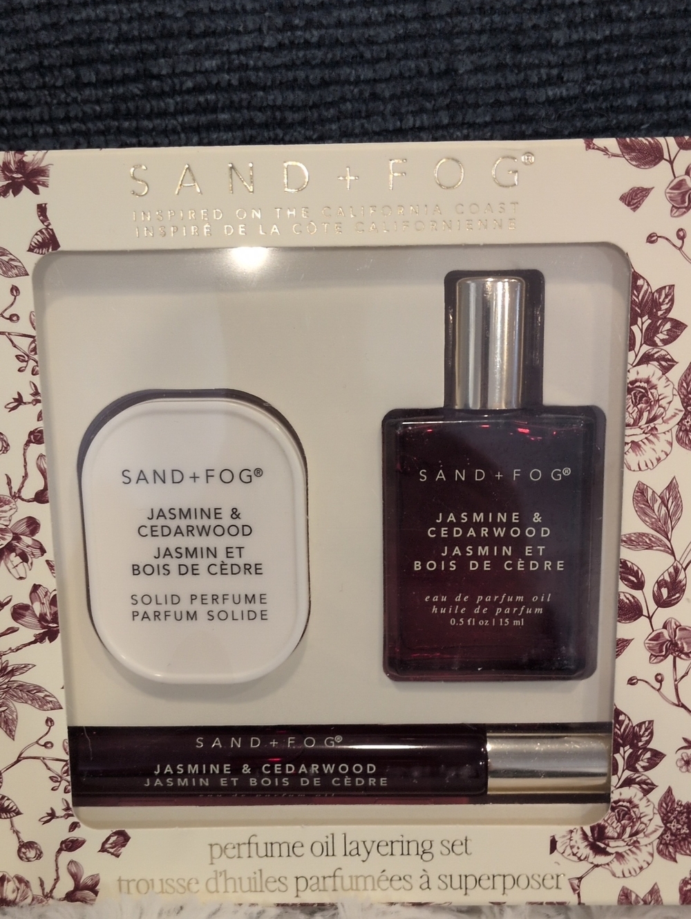 Sand And Fog Jasmine & Cedarwood Layering Set